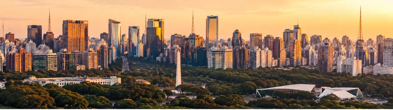 São Paulo, Brazil — modern skyline at golden hour