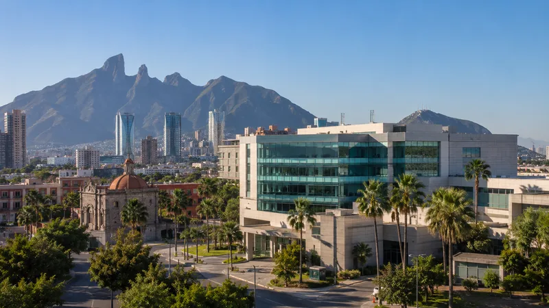 Monterrey, Mexico — modern cityscape with dramatic mountain backdrop